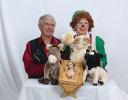Mr. T, Rainbow, and the puppets with the manger